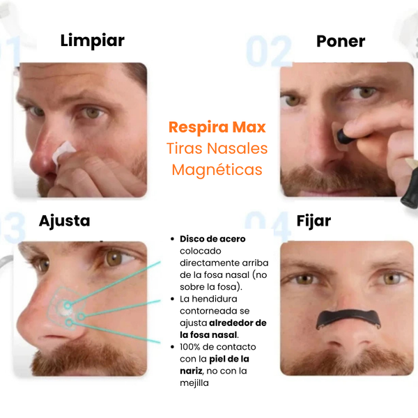 Tiras Nasales Magnéticas Sueño