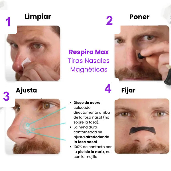 Tiras Nasales Magnéticas Sueño
